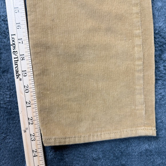 J.Crew Womens Corduroy Vintage Pants Size 30P Tan Casual Comfort Career - Picture 12 of 16